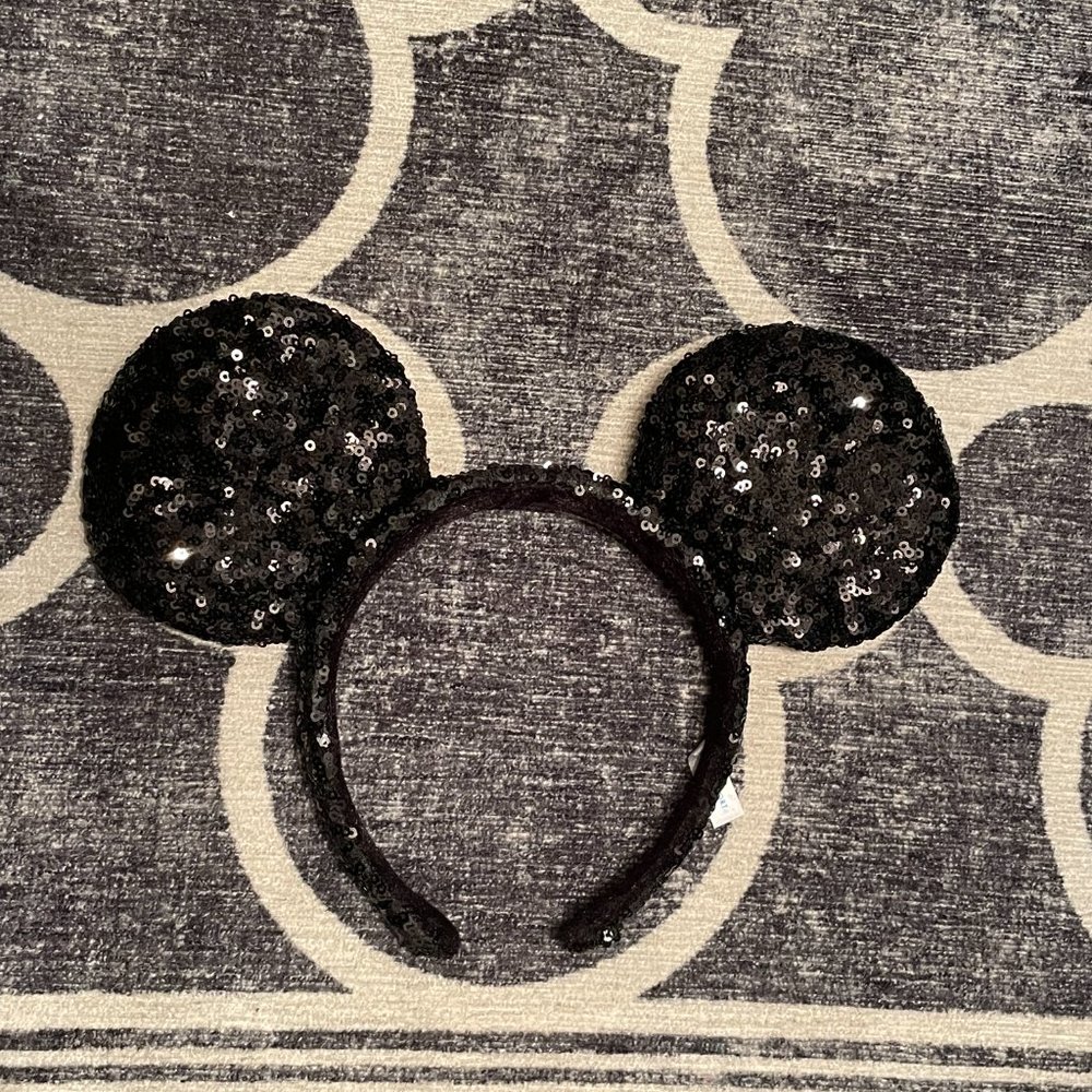 COPY - Mickey Mouse Ear Sequin Headband // Disney Parks Minnie Mickey Ears Head…
